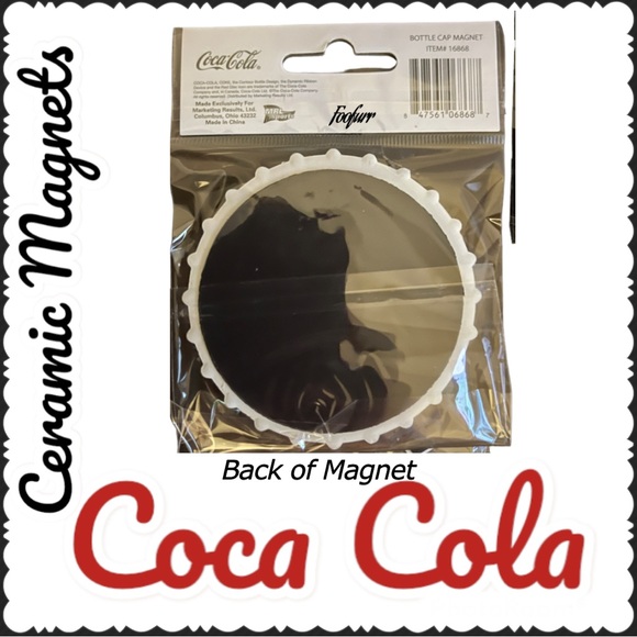COCA COLA CERAMIC MAGNET SET OF 3 - Picture 11 of 11
